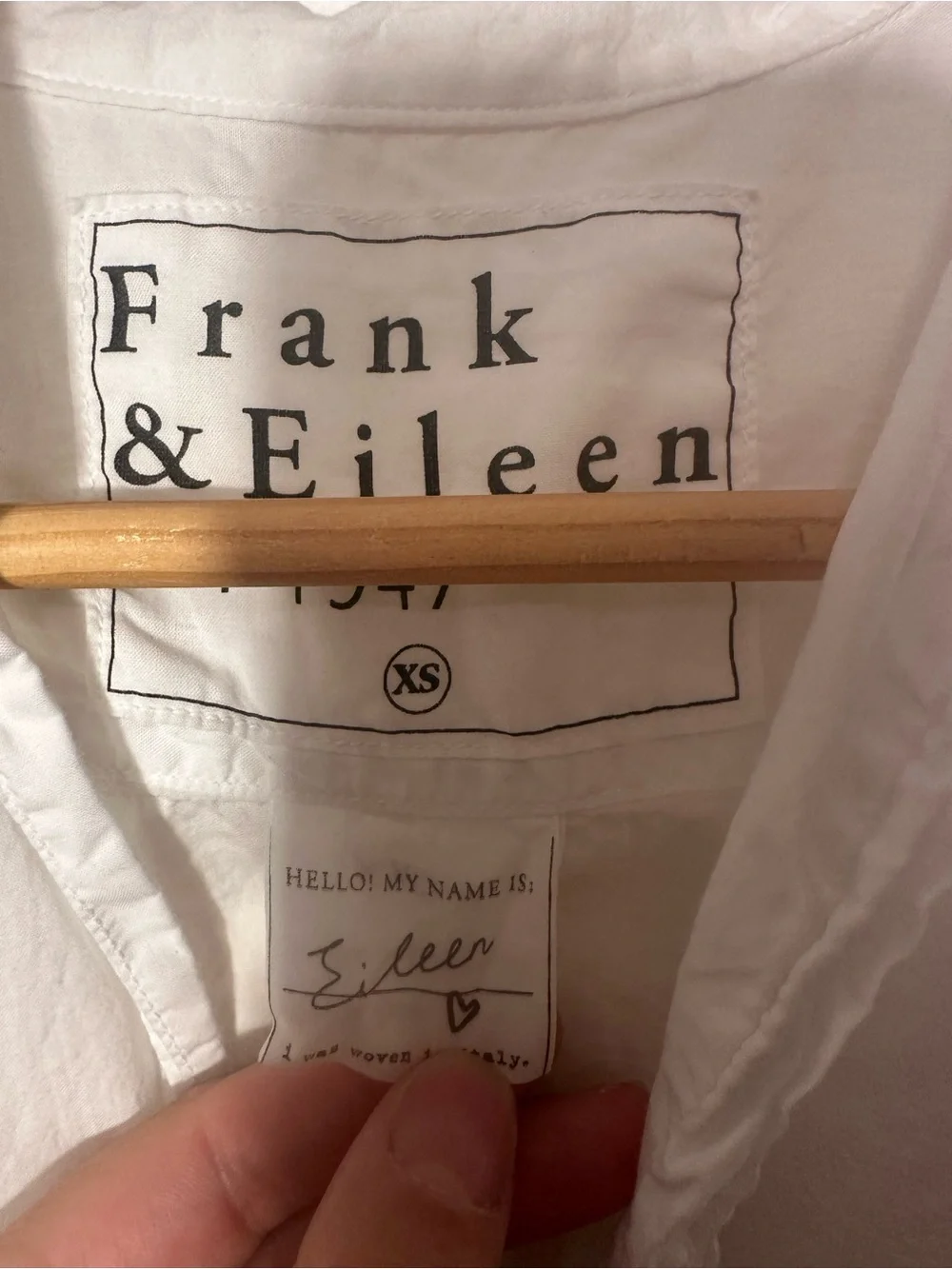 Frank & Eileen “Eileen” Linen Button-Down Shirt | X-Small | Excellent Condition - Picture 2 of 4